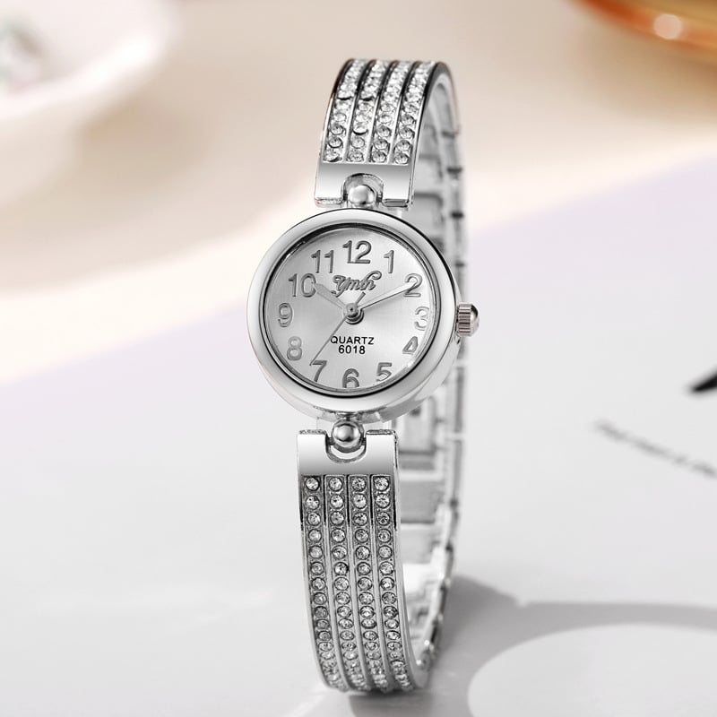 Γυναικείο ρολόι με διαμάντια, κίνηση quartz, σχέδιο αστρικού ουρανού