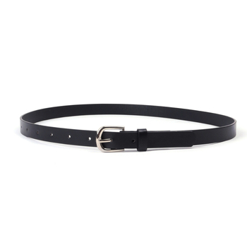 Női vékony öv PU bőrből, csattal, minimalist stílusban, sokoldalú, 103 cm hosszú