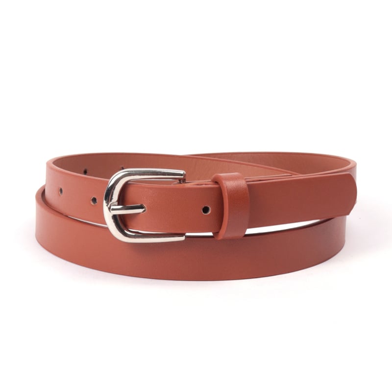 Női vékony öv PU bőrből, csattal, minimalist stílusban, sokoldalú, 103 cm hosszú