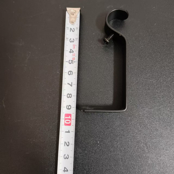 Suport universal din metal pentru bara de perdea, pentru bare în stil roman, cu suport reglabil și accesorii pentru perdele