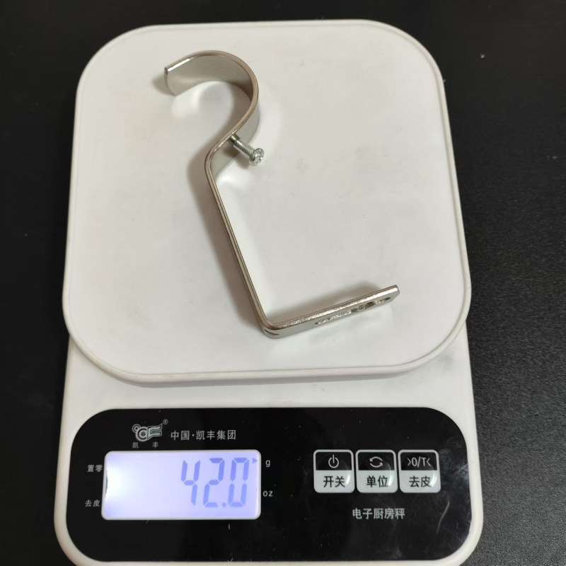 Suport universal din metal pentru bara de perdea, pentru bare în stil roman, cu suport reglabil și accesorii pentru perdele