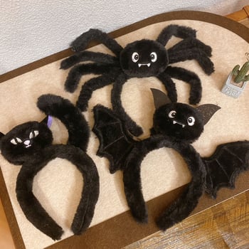 Halloween bláznivá čelenka s 3D tekvicou a pavúkom, cosplay a párty doplnok