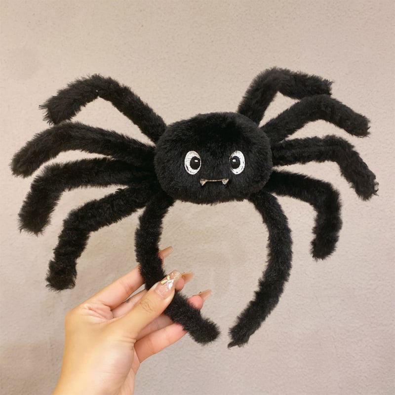 Halloween bláznivá čelenka s 3D tekvicou a pavúkom, cosplay a párty doplnok