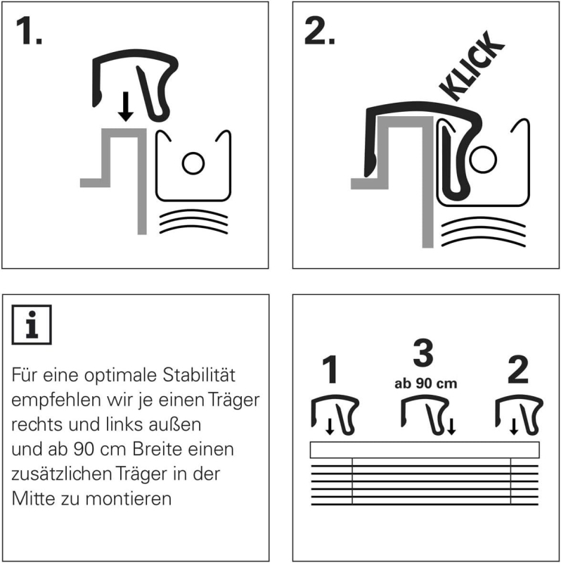 Fehér műanyag szív alakú konzolok függönyökhöz, vertikálisan, 6-8 darabos készlet