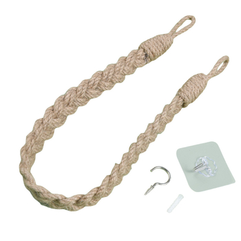 Șnururi de perdea din cânepă, accesorii decorative pentru perdea, decor interior discret de lux