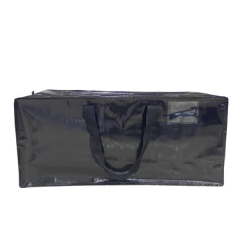 Polyetylénová kubická skladovacia taška, viacúčelový organizér na prikrývky, spálňa, rozmery 74×33×37 cm