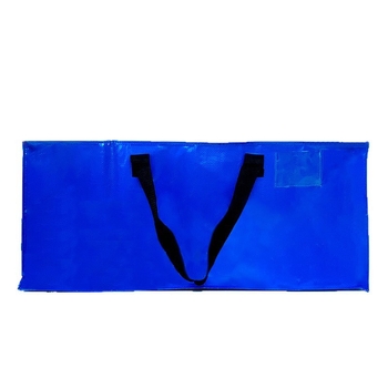 Polyetylénová kubická skladovacia taška, viacúčelový organizér na prikrývky, spálňa, rozmery 74×33×37 cm