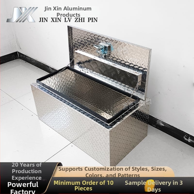 36-palcová hliníková skrinka na náradie, úložný box pre údržbu strojov, úložný box pre pickup
