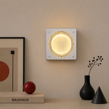 LED τοίχικό φως σε στιλ Μπαουχάουζ για υπνοδωμάτιο, ατμοσφαιρικό φως δίπλα στο κρεβάτι, διακοσμητικό φως εισόδου/διαδρόμου, μοντέρνος μινιμαλιστικός σχεδιασμός