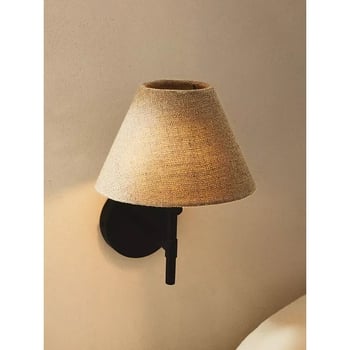 Φωτιστικό τοίχου σε στιλ Wabi-Sabi, ιαπωνικό ρετρό, αμερικανικό mid-century και σκανδιναβικό σχέδιο για υπνοδωμάτιο και διάδρομο, απλό φωτιστικό τοίχου ατμοσφαιρικό