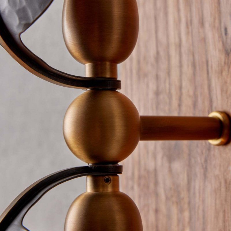 Μινιμαλιστικό κομψό ζεστό τοίχικό φωτιστικό σε αμερικάνικο ρετρό στυλ για υπνοδωμάτιο με λαβή διακόπτη