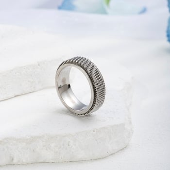 Prsteň z titánovej ocele, minimalistický geometrický tvar, unisex, prsteň pre pár, leštený povrch