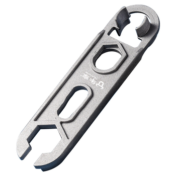 Έξι σε ένα κλειδί μπάνιου με κοντή λαβή και ανοιχτό άκρο για εγκαταστάσεις και αποσυναρμολόγηση