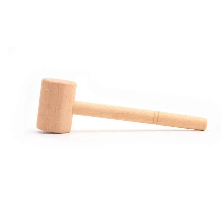 Kladivo z bukového dreva na gravírovanie kože, nástroj DIY pre kožené spracovanie