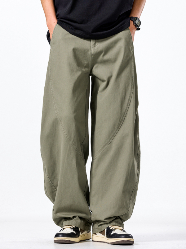 August ανδρικά casual work pants, 2025 φθινοπωρο–χειμώνας, ίσια γραμμή, άνετη εφαρμογή, φαρδιά παντελόνια