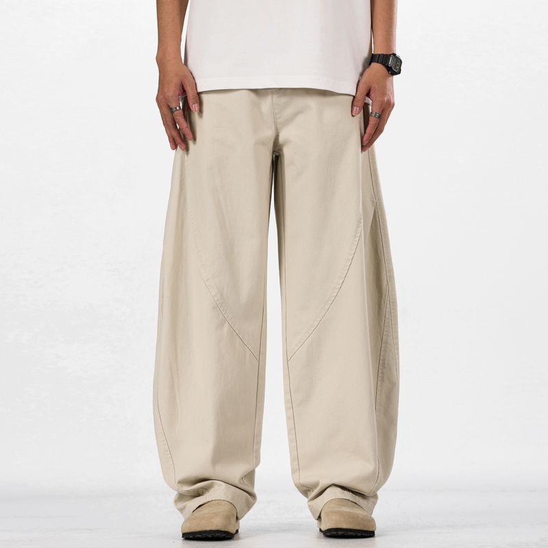 August ανδρικά casual work pants, 2025 φθινοπωρο–χειμώνας, ίσια γραμμή, άνετη εφαρμογή, φαρδιά παντελόνια