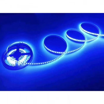 LED лента 220V синя светлина, водоустойчива, с висока яркост — за дневна, дом, KTV и хотелски декор