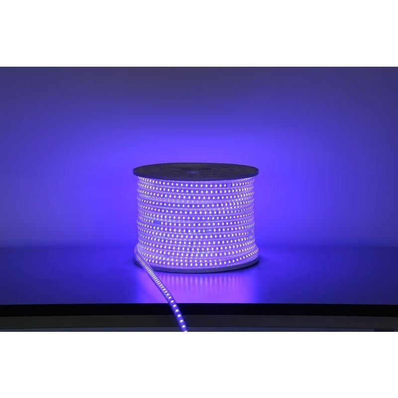 LED лента 220V синя светлина, водоустойчива, с висока яркост — за дневна, дом, KTV и хотелски декор