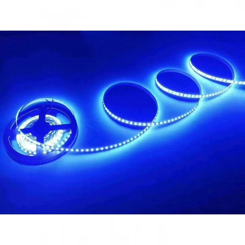 LED лента 220V синя светлина, водоустойчива, с висока яркост — за дневна, дом, KTV и хотелски декор