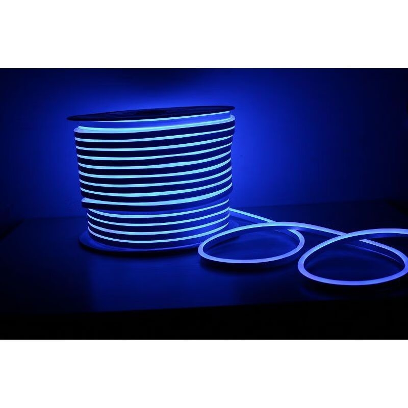 LED лента 220V синя светлина, водоустойчива, с висока яркост — за дневна, дом, KTV и хотелски декор