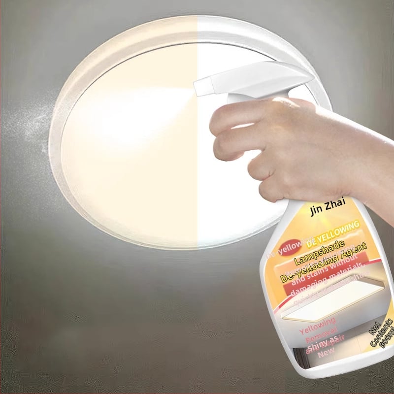 Plastové tienidlo – čistič proti žltnutiu, pre kuchyňu a obývateľskú izbu, LED kryt so zmenou farieb, 500 ml