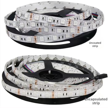 5mm широка 5050 RGB LED лента, променя цвета, тясна версия, градиентно мигане и дишащ LED реквизит за сценични изпълнения