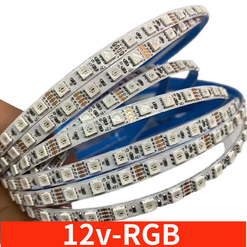 5mm широка 5050 RGB LED лента, променя цвета, тясна версия, градиентно мигане и дишащ LED реквизит за сценични изпълнения