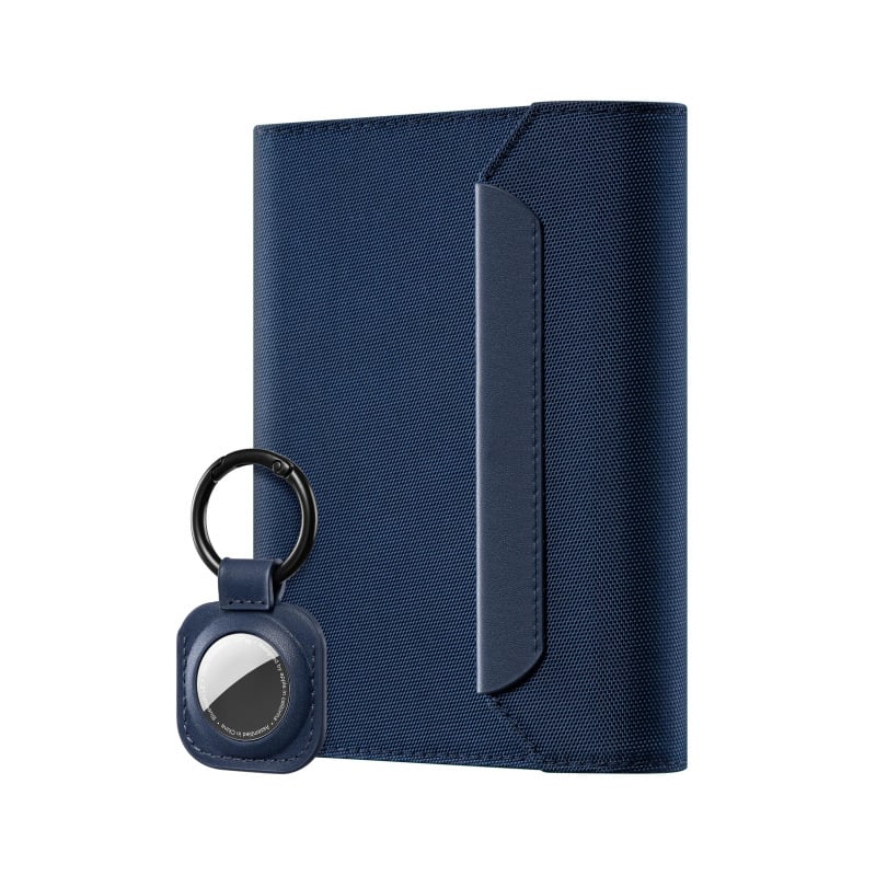Unisex cestovný obal na pas s RFID ochranou, veľká kapacita, magnetické zapínanie
