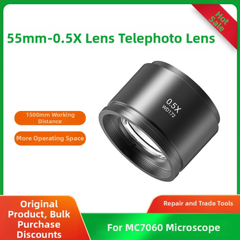 2UUL MS05 0,5x 55 mm rozšírený objektív mikroskopu pre 2UUL MC7060 mikroskop
