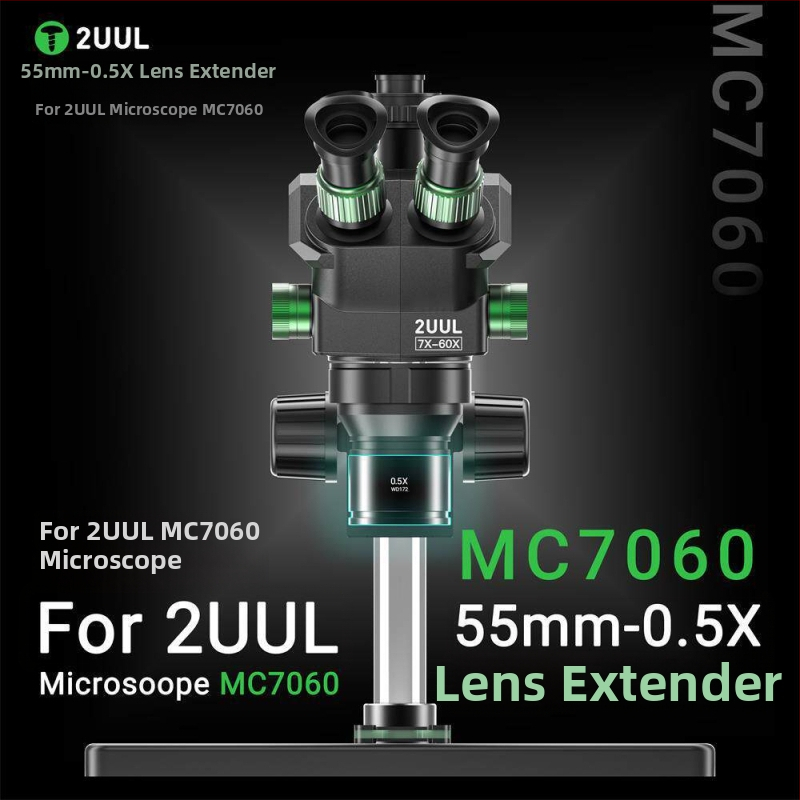 2UUL MS05 0,5x 55 mm rozšírený objektív mikroskopu pre 2UUL MC7060 mikroskop