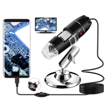 HD USB ηλεκτρονικό μικροσκόπιο με μεγέθυνση 1600×, 2‑σε‑1 και 3‑σε‑1 ψηφιακή μεγέθυνση για ηλεκτρονικά