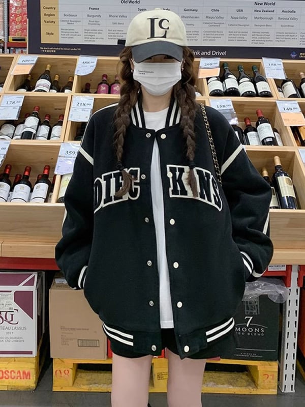 Μαύρο φούτερ με πάνελ χρωμάτων, oversized γραμμή, casual αστικός στυλ, με κολάρο σταθερό, μακριά μανίκια, βαμβάκι-ελαστάν