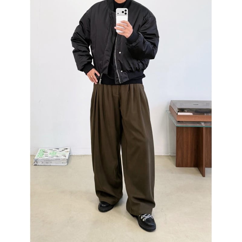 Jarné-letné vintage Old Money štýl, drapované voľné široké nohavice, unisex, rovný strih