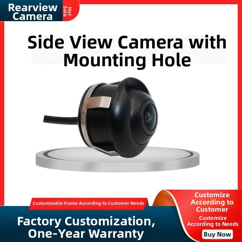 Autó oldalnézet 360°, univerzális duál kamera, vízálló CCD, széles látószög, HD éjszakai látás