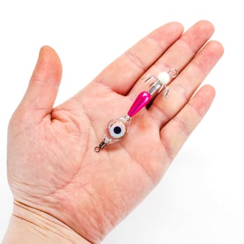 Tüske nélküli polip horog tengeri horgászathoz, 8 cm, 5 g