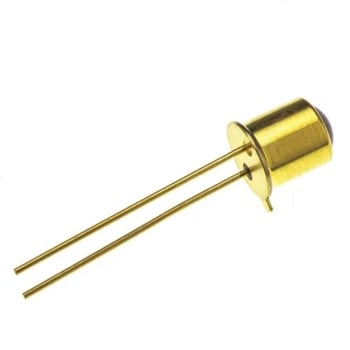 TO-46 sigilat metalic, iluminare paralelă albastră, encoder și senzor optic, 450–470 nm