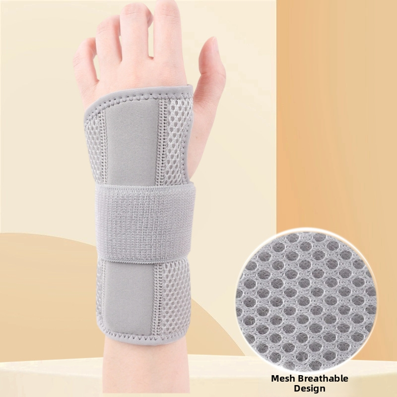 Športový zápästný stabilizátor s hliníkovou doskou pre oporu, nastaviteľný pás, unisex ochrana proti vyvrtnutiu