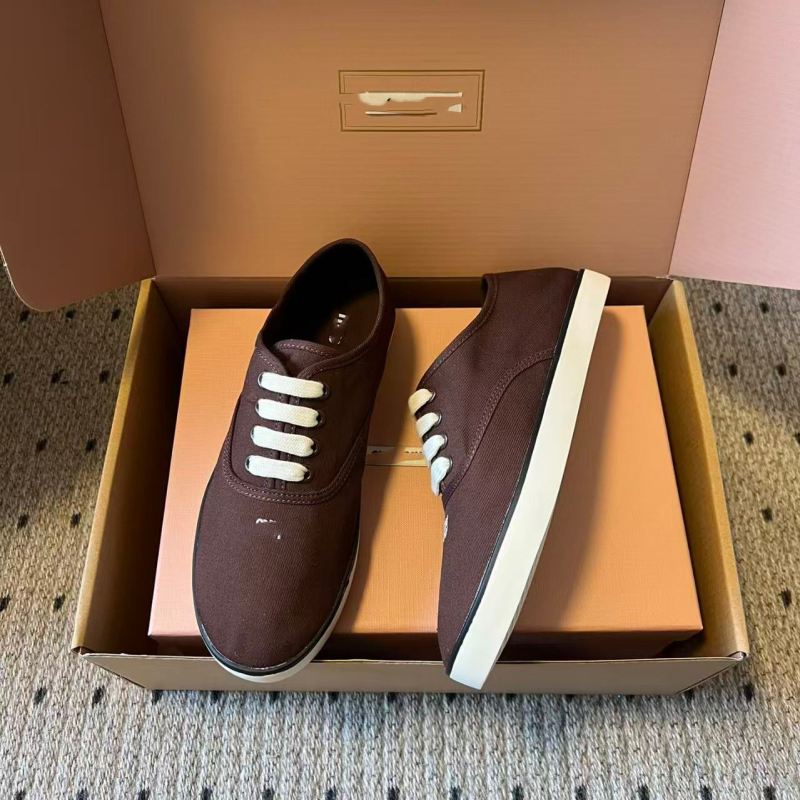 Γυναικείνα καμβά sneakers με ρετρό παχιά σόλα για αύξηση ύψους, κορδόνια, καθημερινά παπούτσια