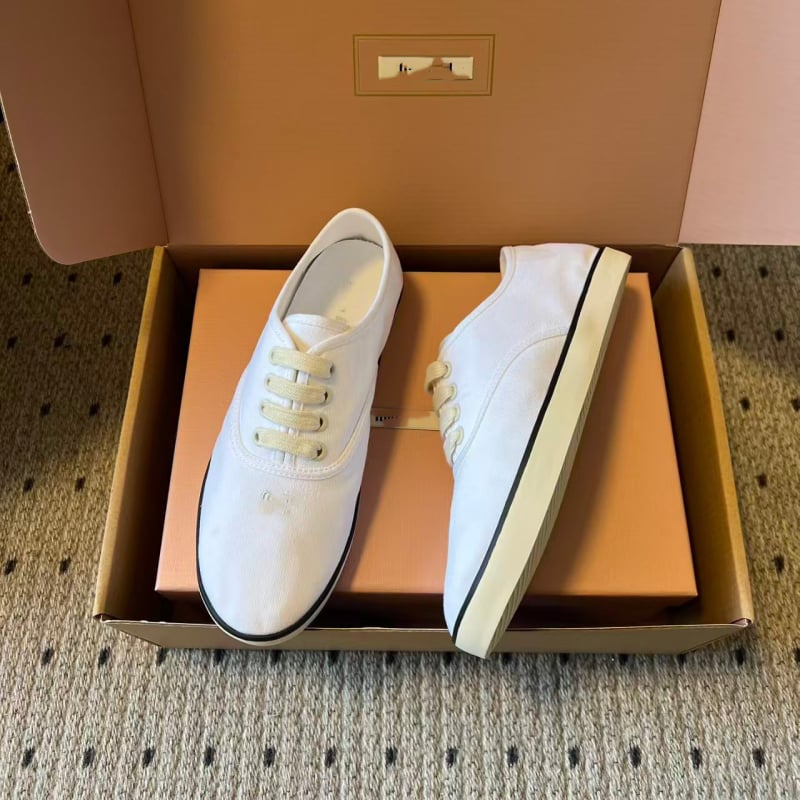 Γυναικείνα καμβά sneakers με ρετρό παχιά σόλα για αύξηση ύψους, κορδόνια, καθημερινά παπούτσια