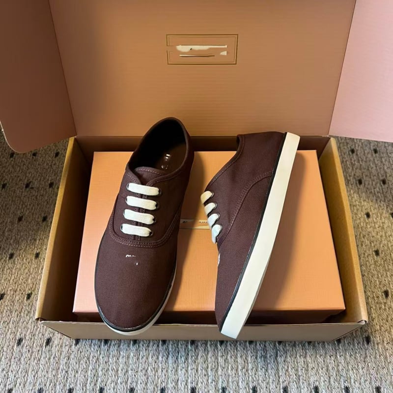 Γυναικείνα καμβά sneakers με ρετρό παχιά σόλα για αύξηση ύψους, κορδόνια, καθημερινά παπούτσια