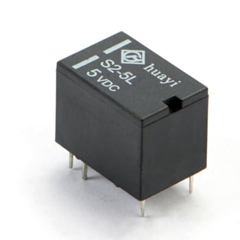 Huayi4100F 6-pinové malé signálne relé, DC5V, SHG12V, rýchle spúšťanie