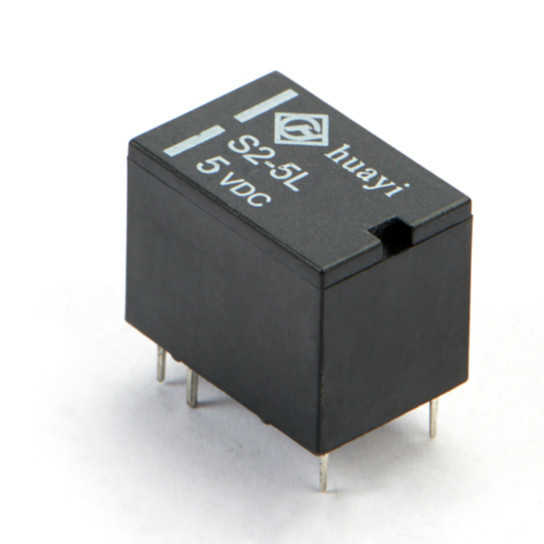Huayi4100F 6-pinové malé signálne relé, DC5V, SHG12V, rýchle spúšťanie