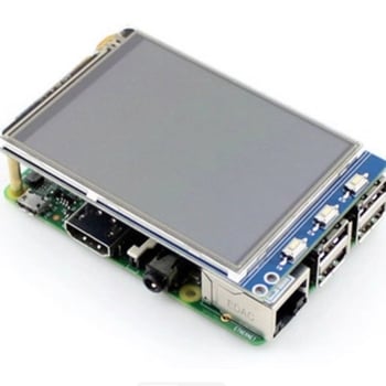 3,2 ιντσών LCD οθόνη αφής για Raspberry Pi, συμβατή με Raspberry Pi 2 και 3