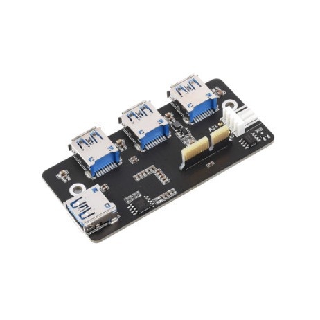 Κάρτα επέκτασης Raspberry Pi CM4: PCIe σε USB 3.2 Gen1 υψηλής ταχύτητας μετατροπέας διεπαφής USB χωρίς οδηγούς