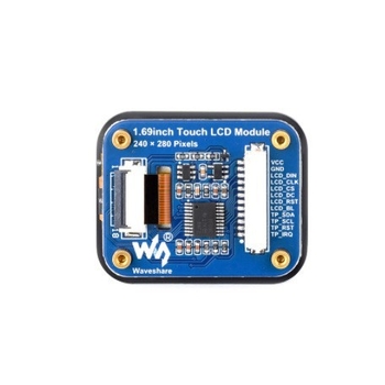 Weixue 1,69 hüvelykes LCD kijelző LED háttérvilágítással, SPI színes kijelző és érintőképernyő Raspberry Pi-hez