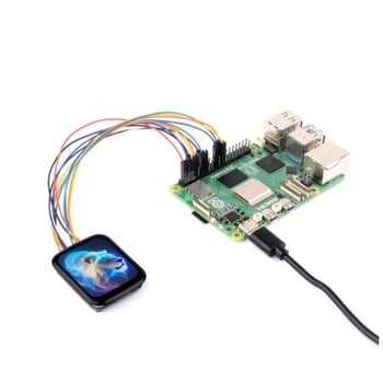 Weixue 1,69 hüvelykes LCD kijelző LED háttérvilágítással, SPI színes kijelző és érintőképernyő Raspberry Pi-hez