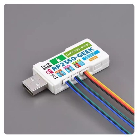 RP2350 Raspberry Pi fejlesztőpanel 1,14 colos LCD kijelzővel, USB hibakereső és ARM programozó