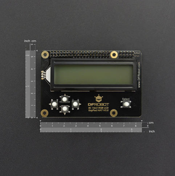 Raspberry Pi RGB LCD1602 gombos bővítőpanel színes alap V2.0