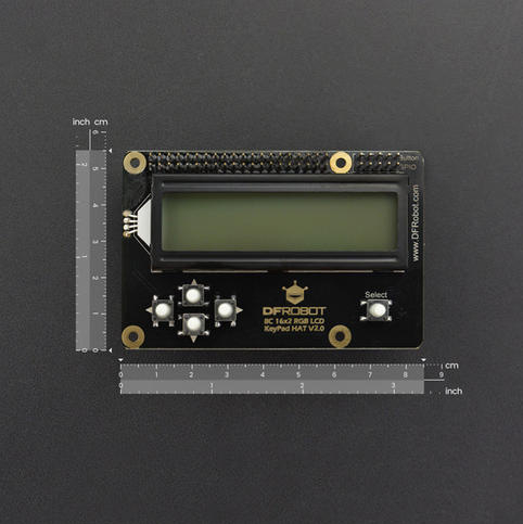 Raspberry Pi RGB LCD1602 gombos bővítőpanel színes alap V2.0