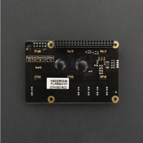 Raspberry Pi RGB LCD1602 gombos bővítőpanel színes alap V2.0